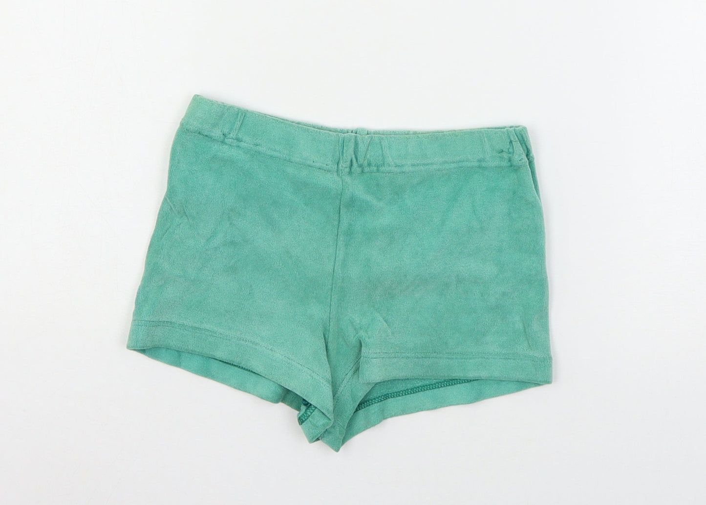 St Micheal Girls Green  Jersey Sweat Shorts Size 7-8 Years