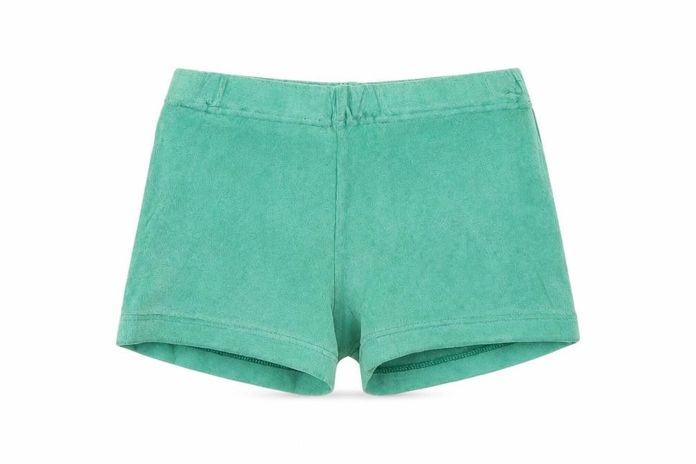 St Micheal Girls Green  Jersey Sweat Shorts Size 7-8 Years