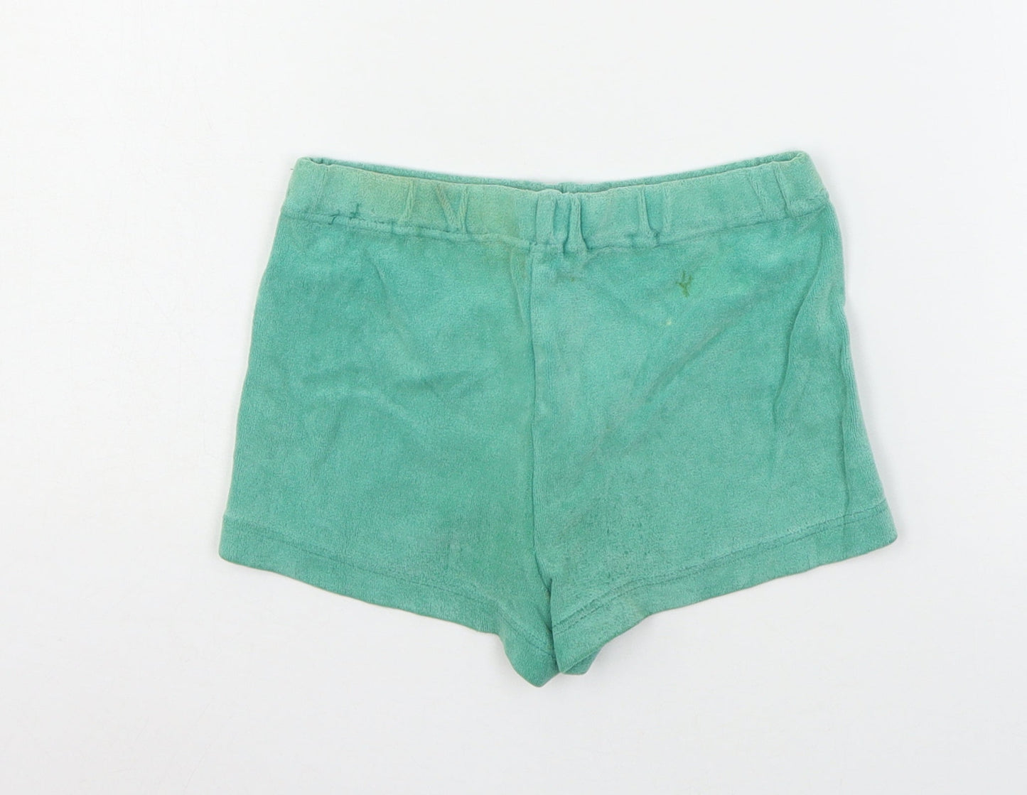 St Micheal Girls Green  Jersey Sweat Shorts Size 7-8 Years