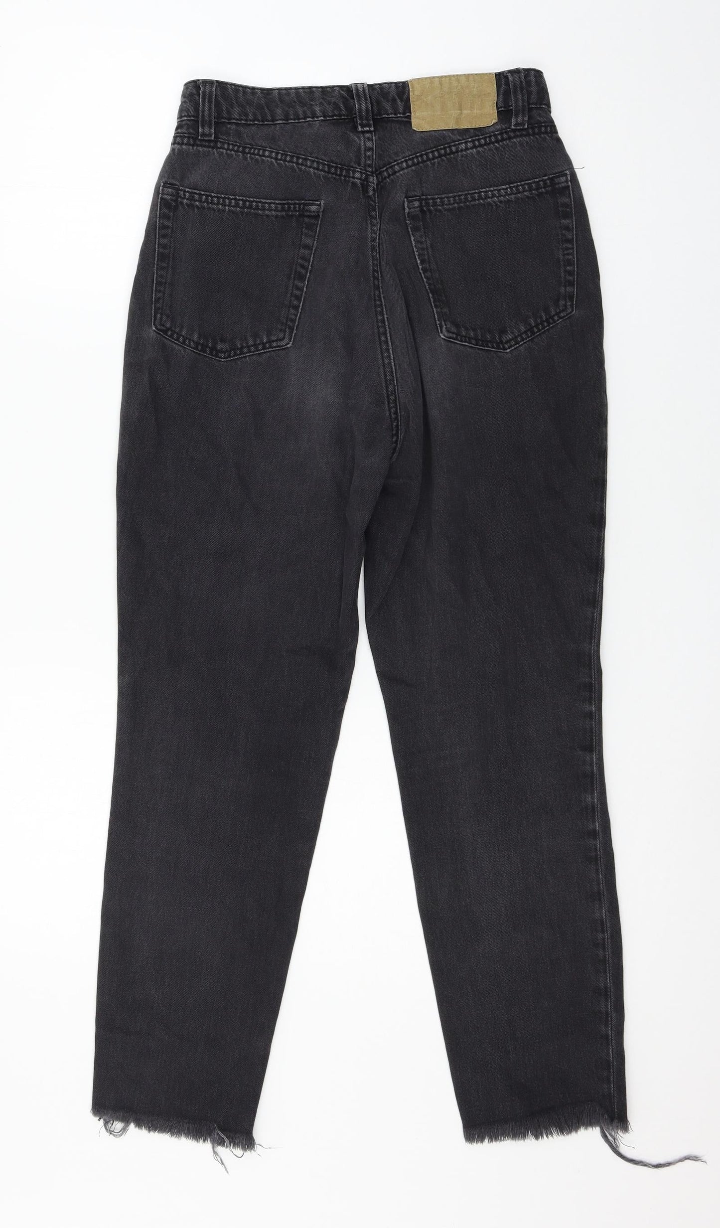 Divided Womens Grey  Denim Mom Jeans Size 8 L26 in