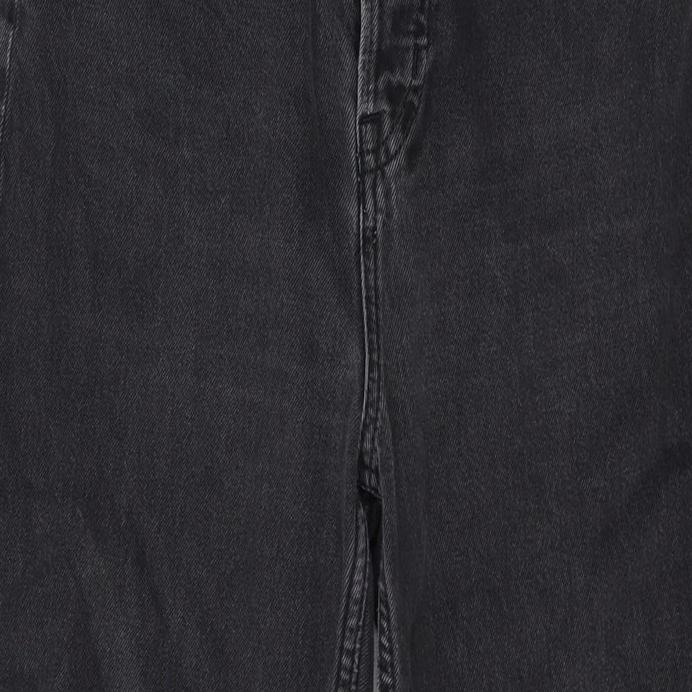 Divided Womens Grey  Denim Mom Jeans Size 8 L26 in