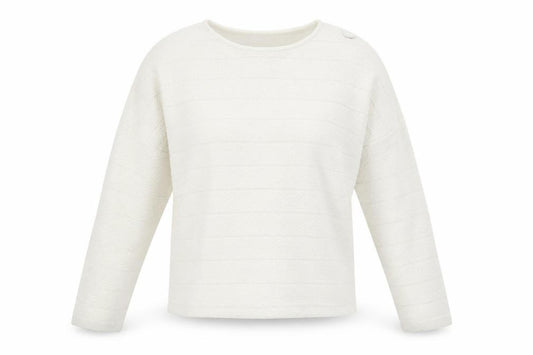 New Look Womens White  Jersey Pullover Sweatshirt Size S