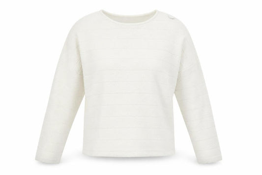 New Look Womens White  Jersey Pullover Sweatshirt Size S