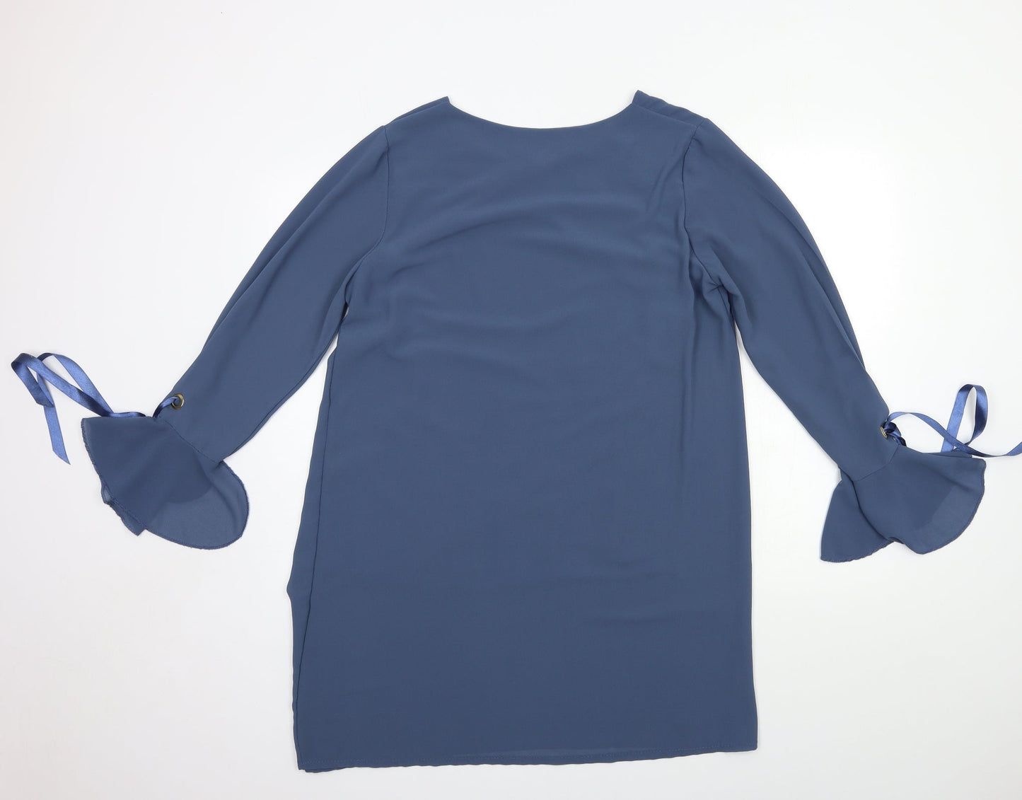 Yumi Womens Blue   Basic Blouse Size 10