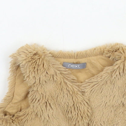 Close-up detail of Next Baby Brown Jacket, size 3-6, Months
