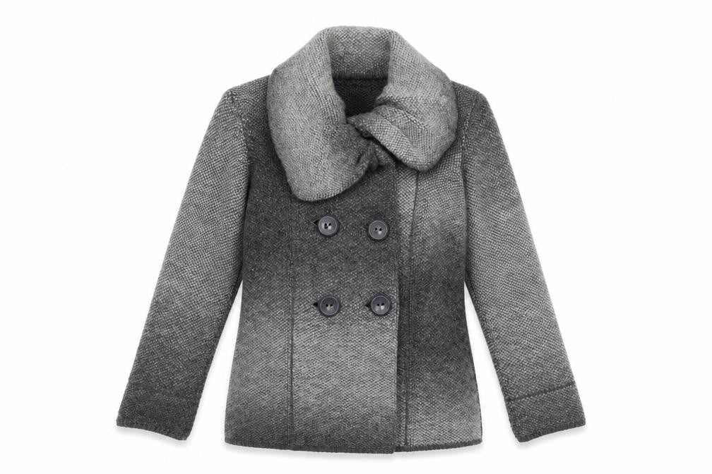 Per Una Womens Grey   Jacket Coatigan Size 12