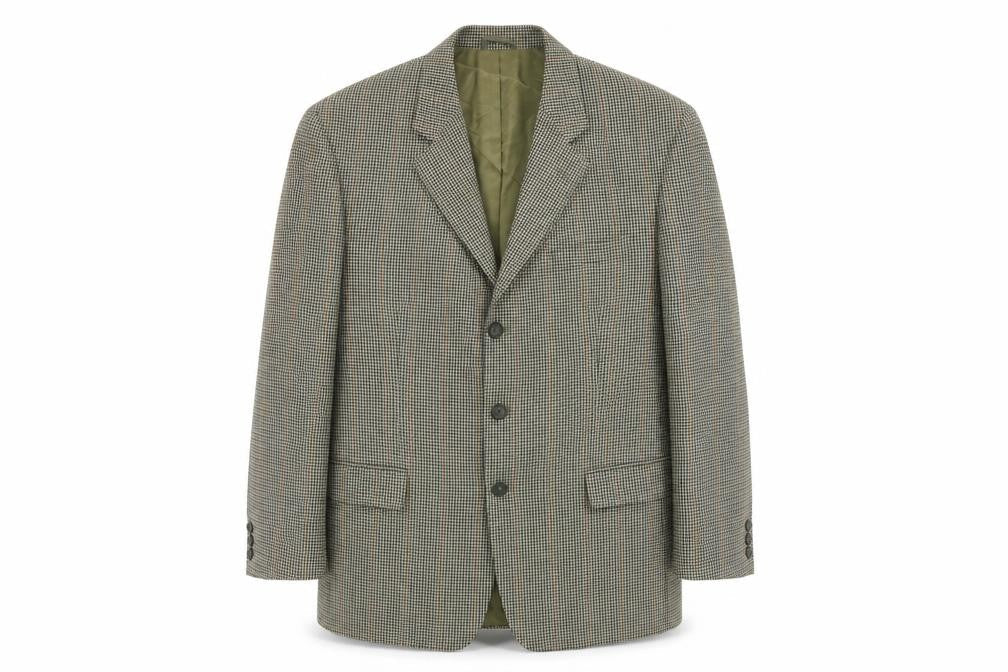 West Lake Mens Green Houndstooth  Jacket Blazer Size 44
