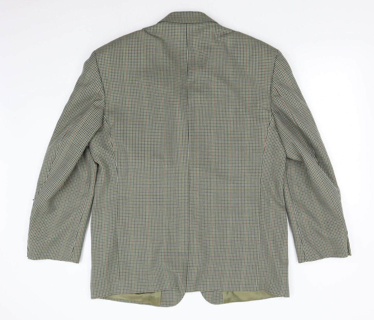 West Lake Mens Green Houndstooth  Jacket Blazer Size 44