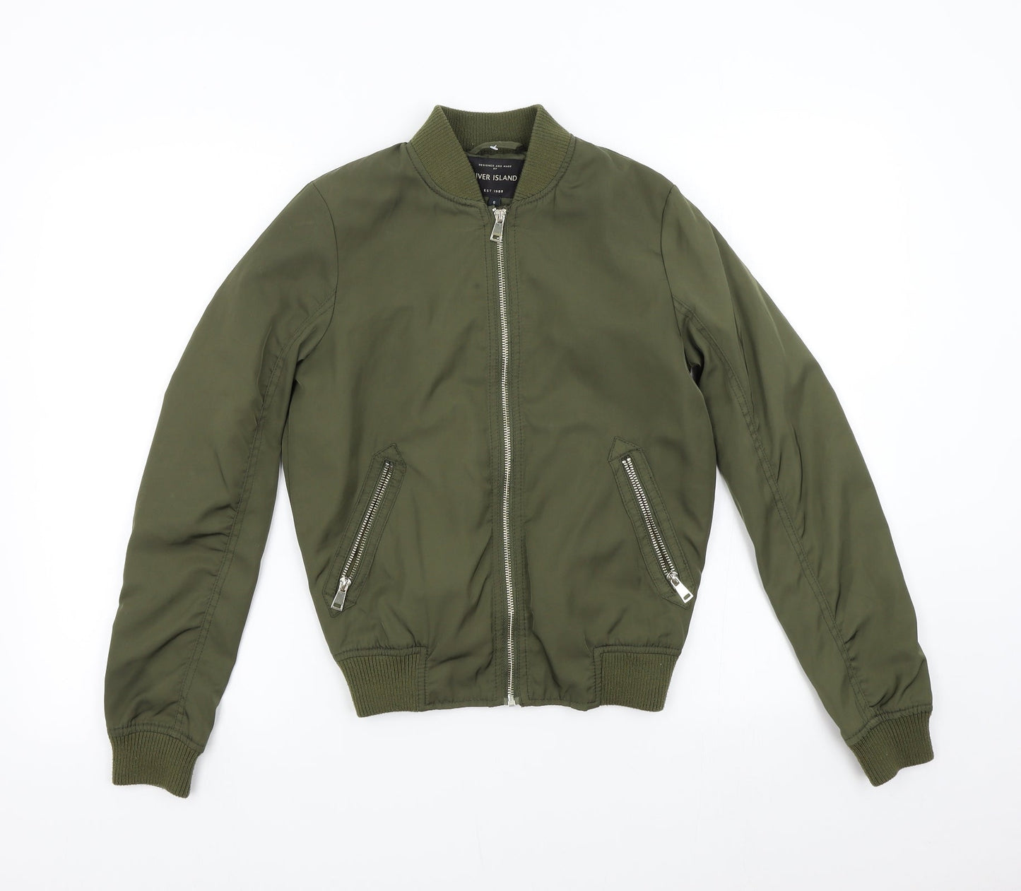 River Island Womens Green   Jacket  Size 6