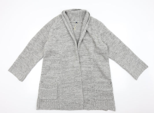 Cherokee Womens Grey  Knit Cardigan Jumper Size 14