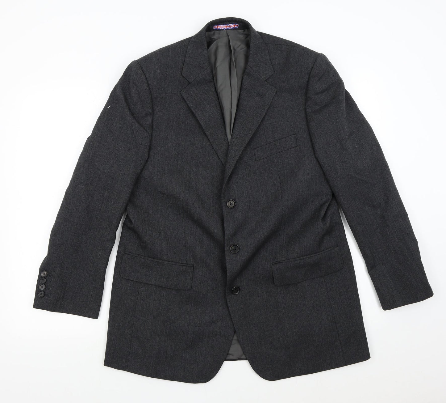 Woven Mens Grey   Jacket Suit Jacket Size 40