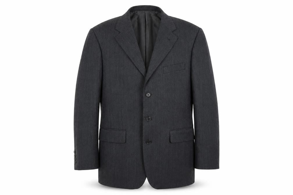 Woven Mens Grey   Jacket Suit Jacket Size 40