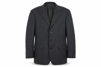 Front view of Woven men’s grey jacket suit jacket, size 40