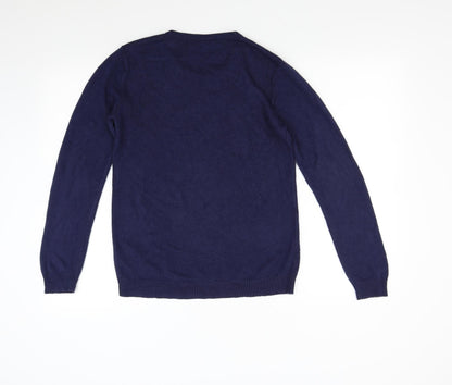 Vida Vi Womens Blue  Knit Pullover Jumper Size L