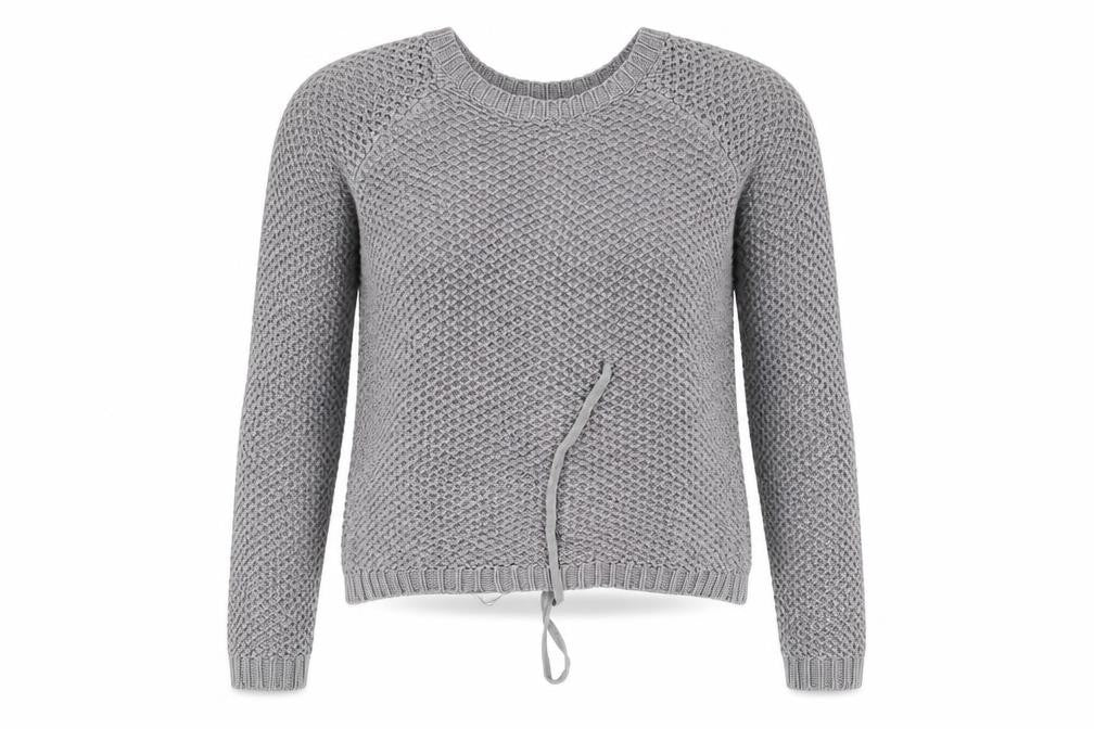 Limited Womens Grey  Knit Pullover Jumper Size 8