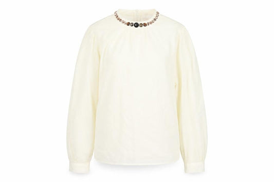 Gharani Strok Womens Beige   Basic T-Shirt Size L
