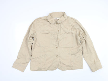 EWM Womens Beige   Jacket  Size M