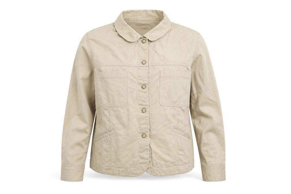 EWM Womens Beige   Jacket  Size M