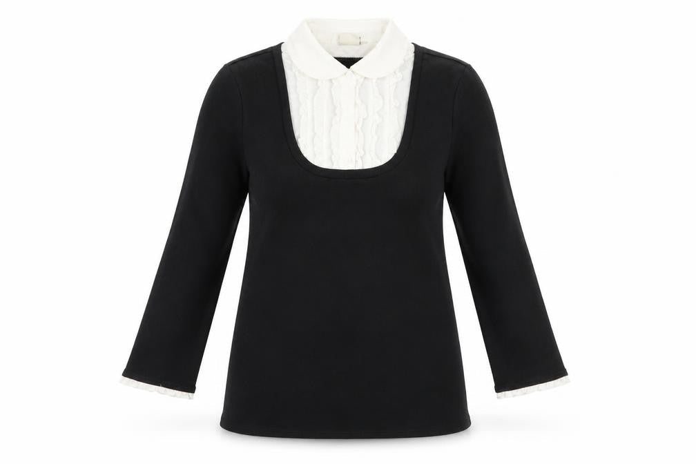 Cotton Traders Womens Black   Pullover Jumper Size 10
