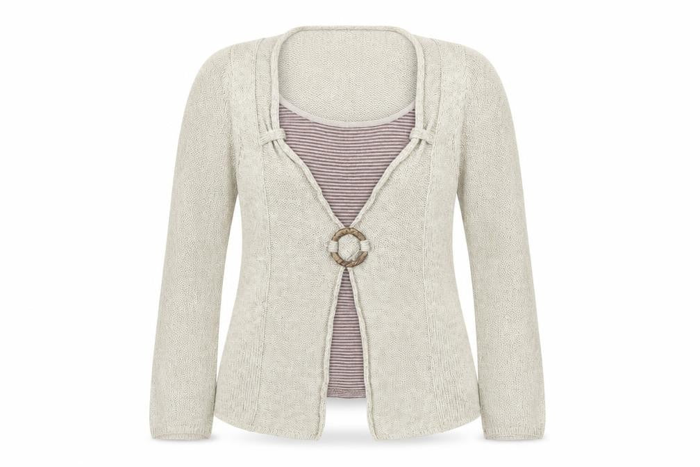Marks & Spencer Womens Beige   Pullover Jumper Size 8