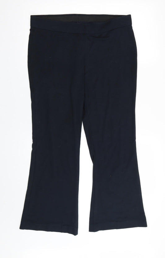 M&S Womens Blue   Trousers  Size 16 L25 in