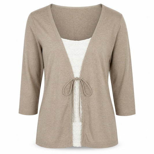 Per Una Womens Brown   Basic T-Shirt Size 10
