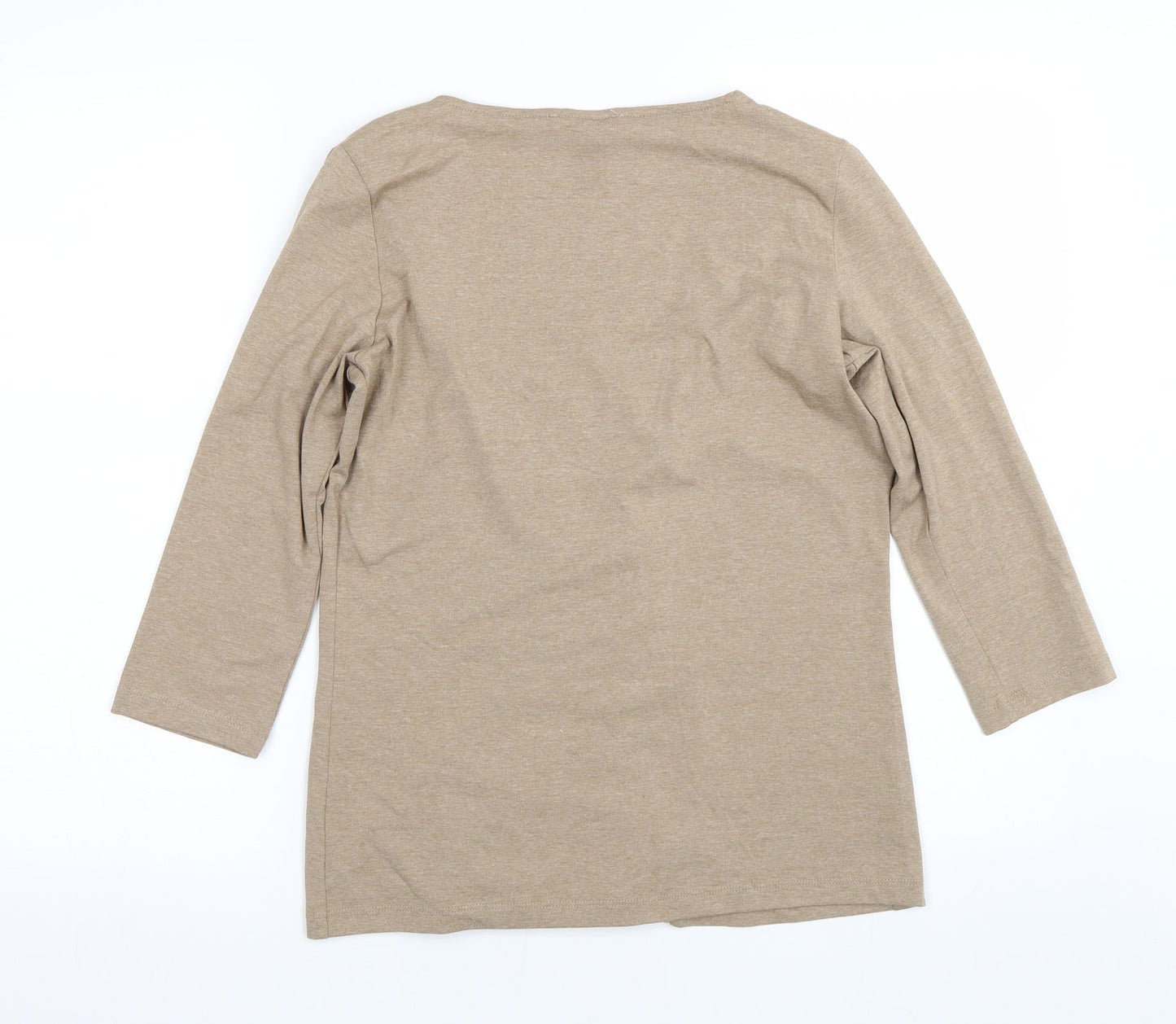 Per Una Womens Brown   Basic T-Shirt Size 10