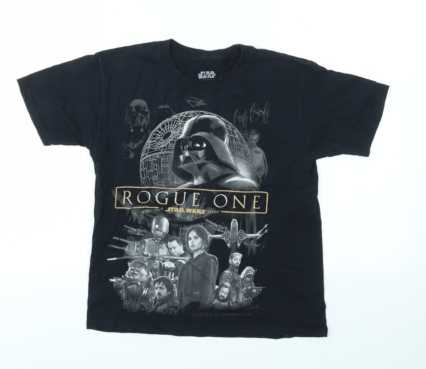 STAR WARZ Boys Multicoloured Geometric  Basic T-Shirt Size M