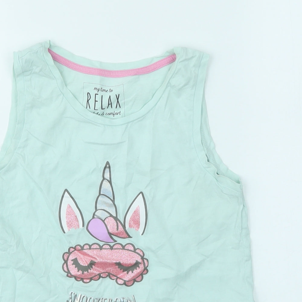 Peacocks Girls Multicoloured Animal Print  Basic T-Shirt Size 12-13 Years