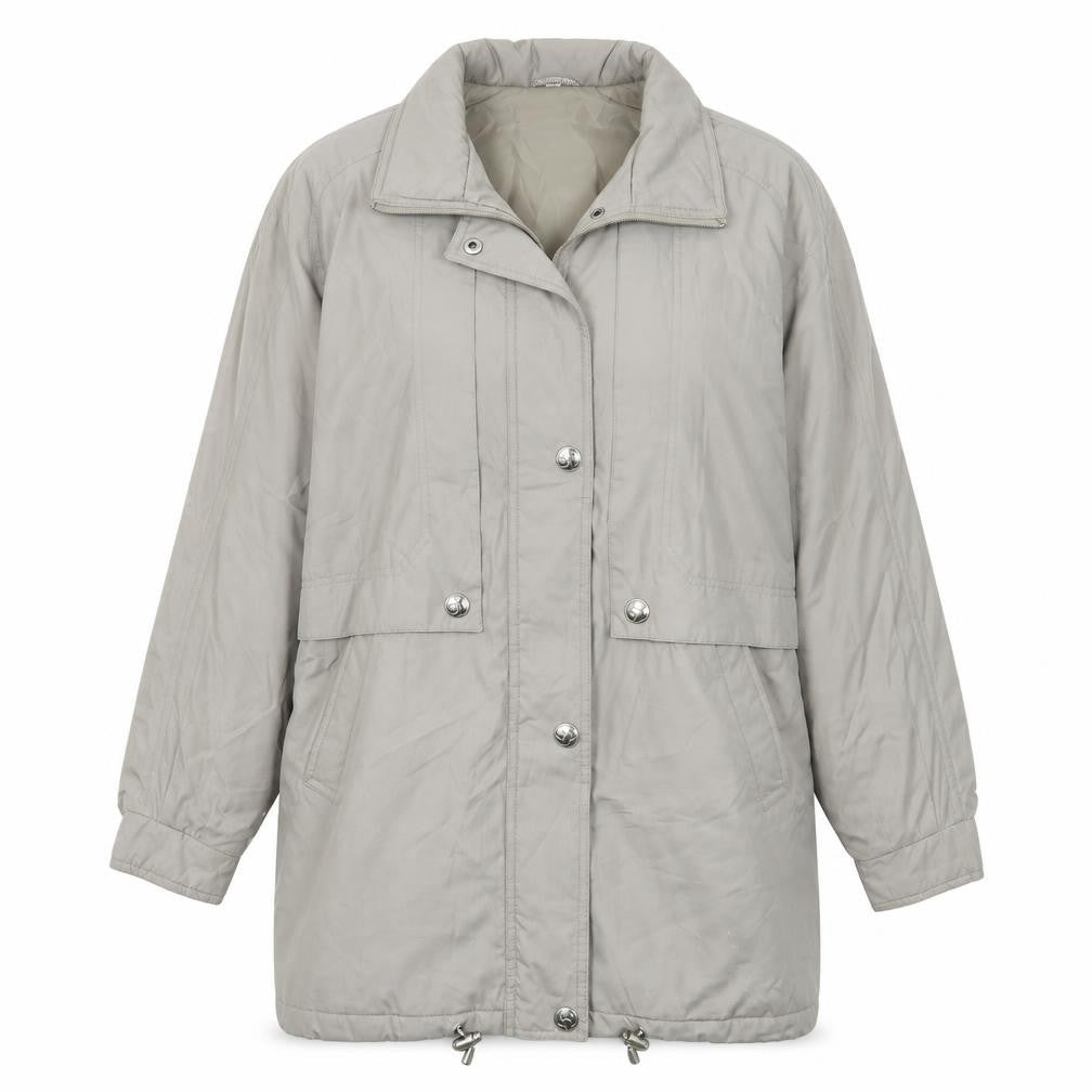 Telemac Womens Grey   Jacket Coat Size 8