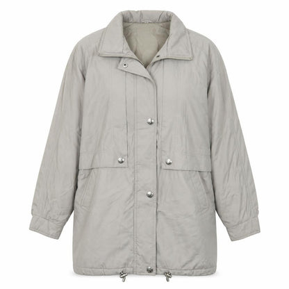 Telemac Womens Grey   Jacket Coat Size 8