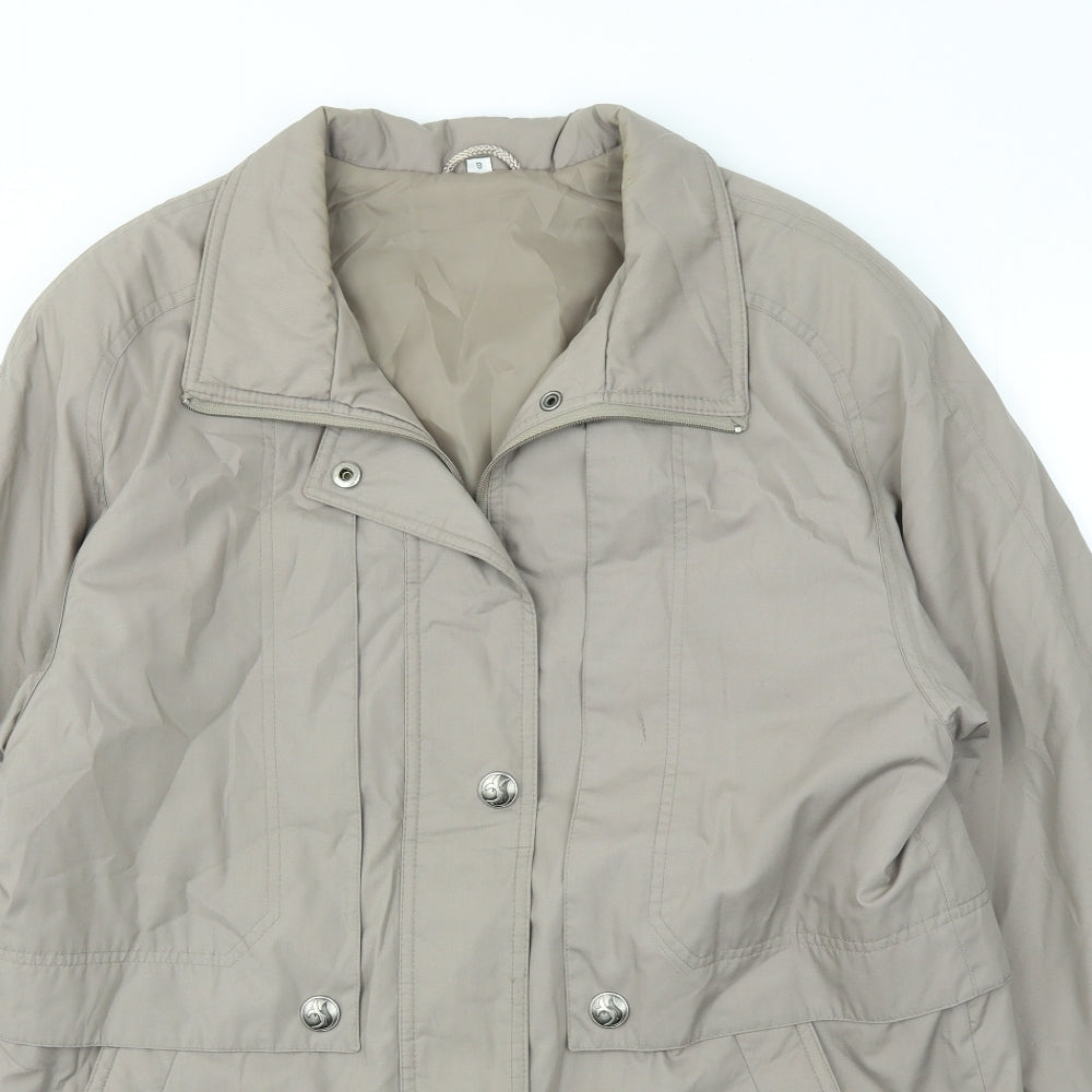 Telemac Womens Grey   Jacket Coat Size 8