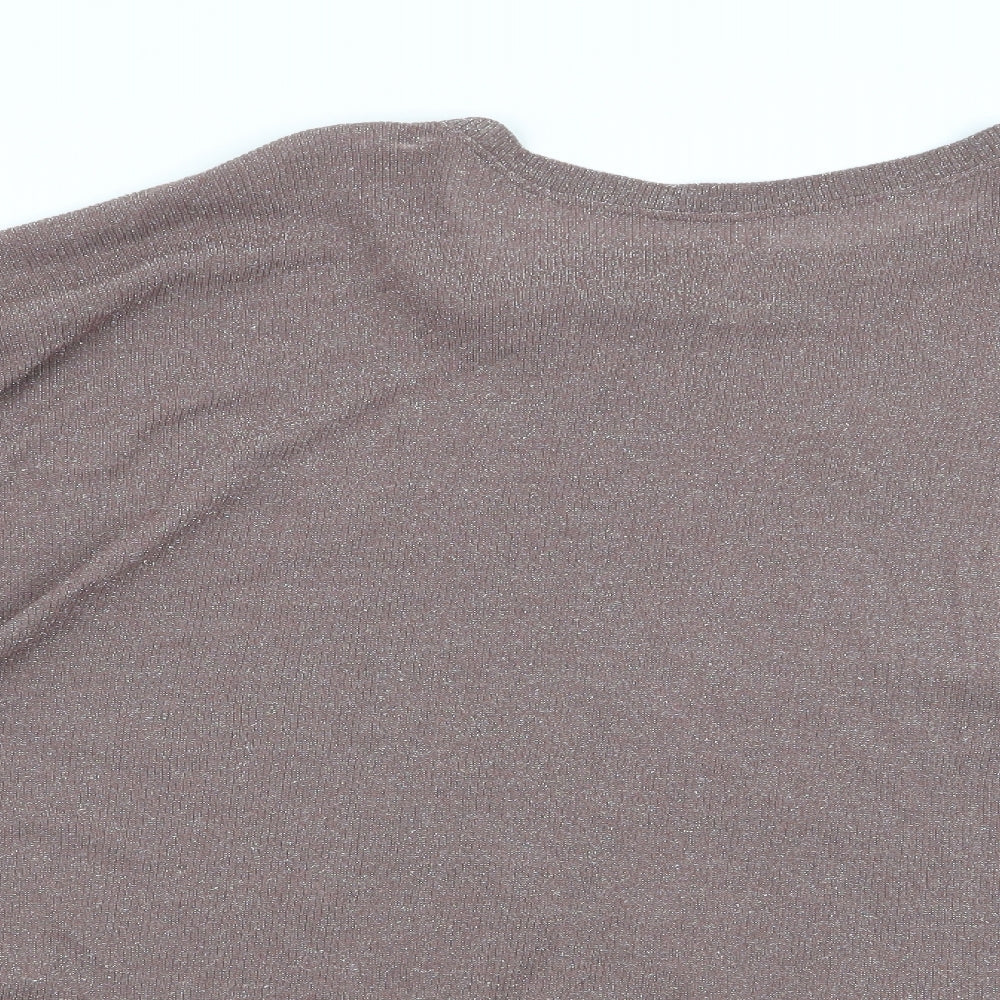 NEXT Womens Brown   Basic T-Shirt Size 12