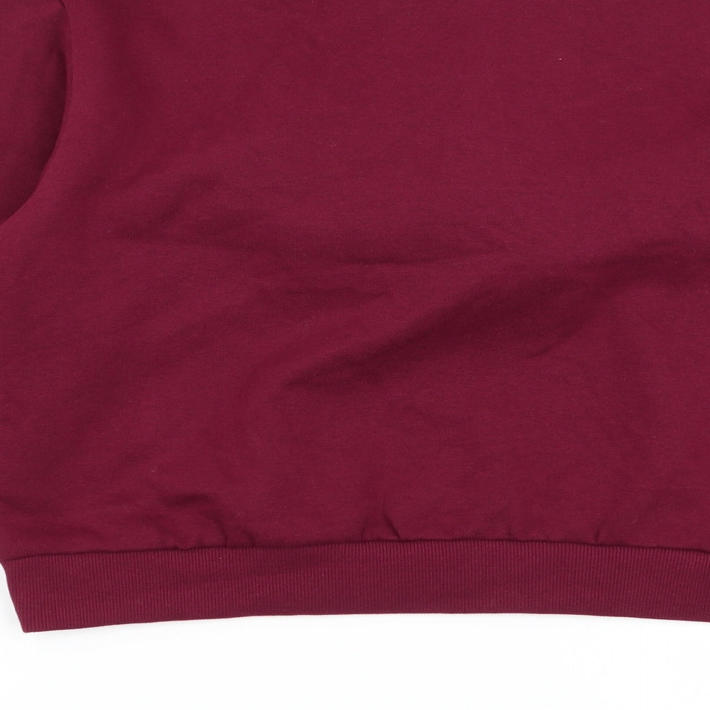 H&M Womens Red   Pullover Jumper Size S