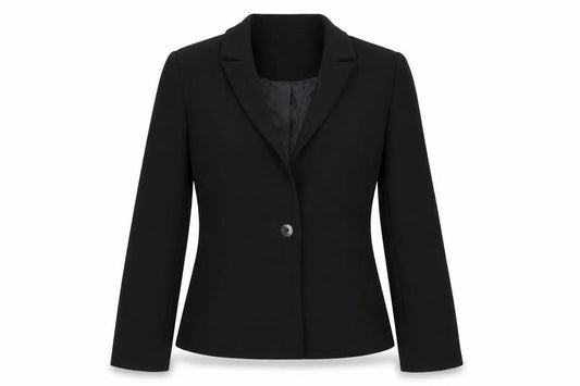 AMARANTO Womens Black   Jacket Blazer Size 10