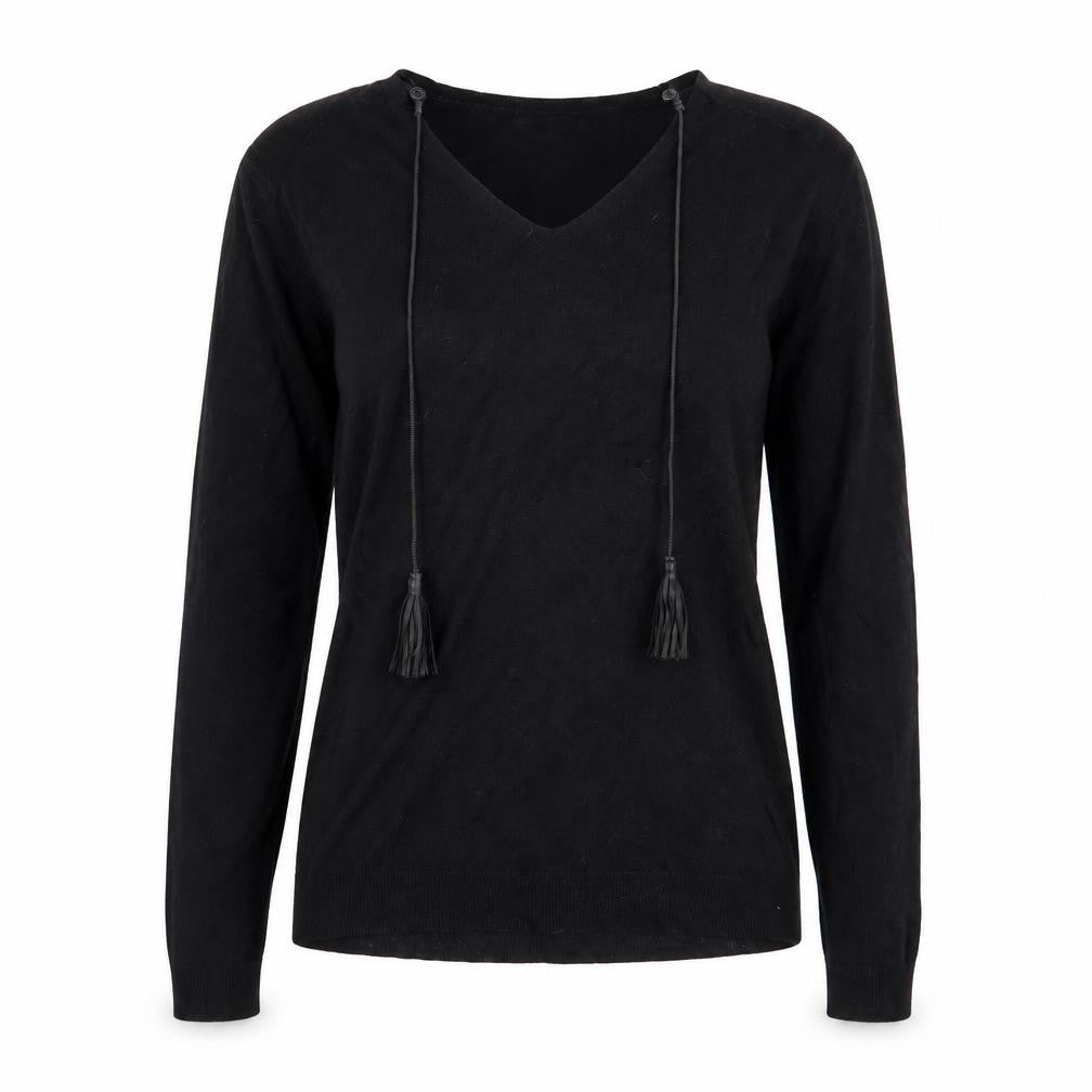 Rick Cardona Womens Black   Pullover Jumper Size 12