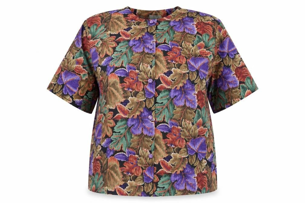 amari Womens Multicoloured Floral  Basic Button-Up Size 16
