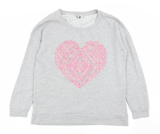 New Look Womens Grey   Pullover Jumper Size 12