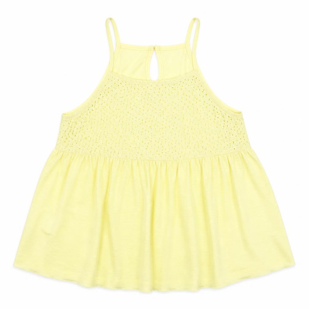 Primark Womens Yellow   Basic Tank Size S