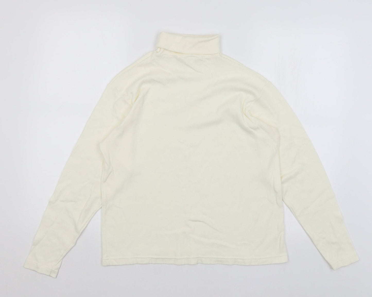 Brettles Womens Ivory   Basic T-Shirt Size XL