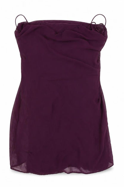 Zara Womens Purple   Basic Blouse Size S