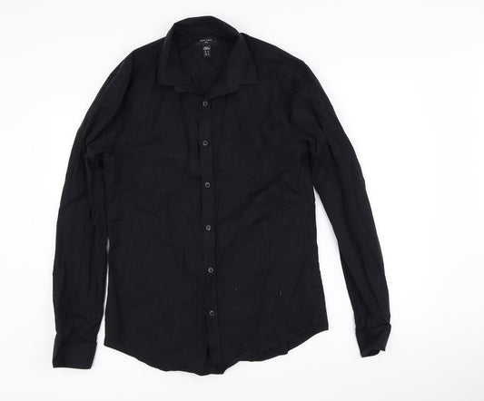 New Look Mens Beige    Button-Up Size M