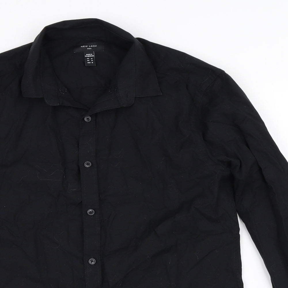 New Look Mens Beige    Button-Up Size M
