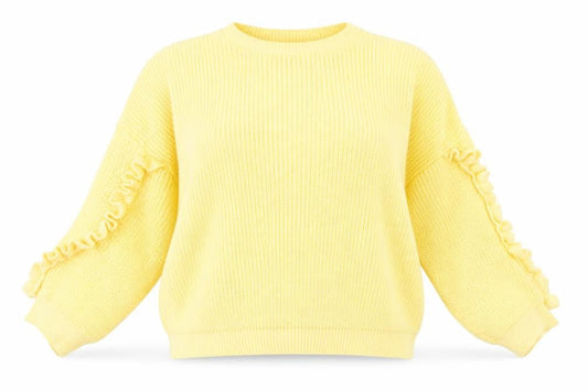 Dorothy Perkins Womens Yellow   Pullover Jumper Size S