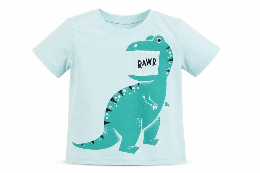 Kohl's Boys Green   Basic T-Shirt Size 4 Years