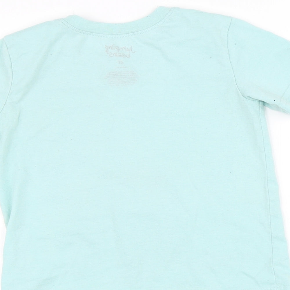 Kohl's Boys Green   Basic T-Shirt Size 4 Years