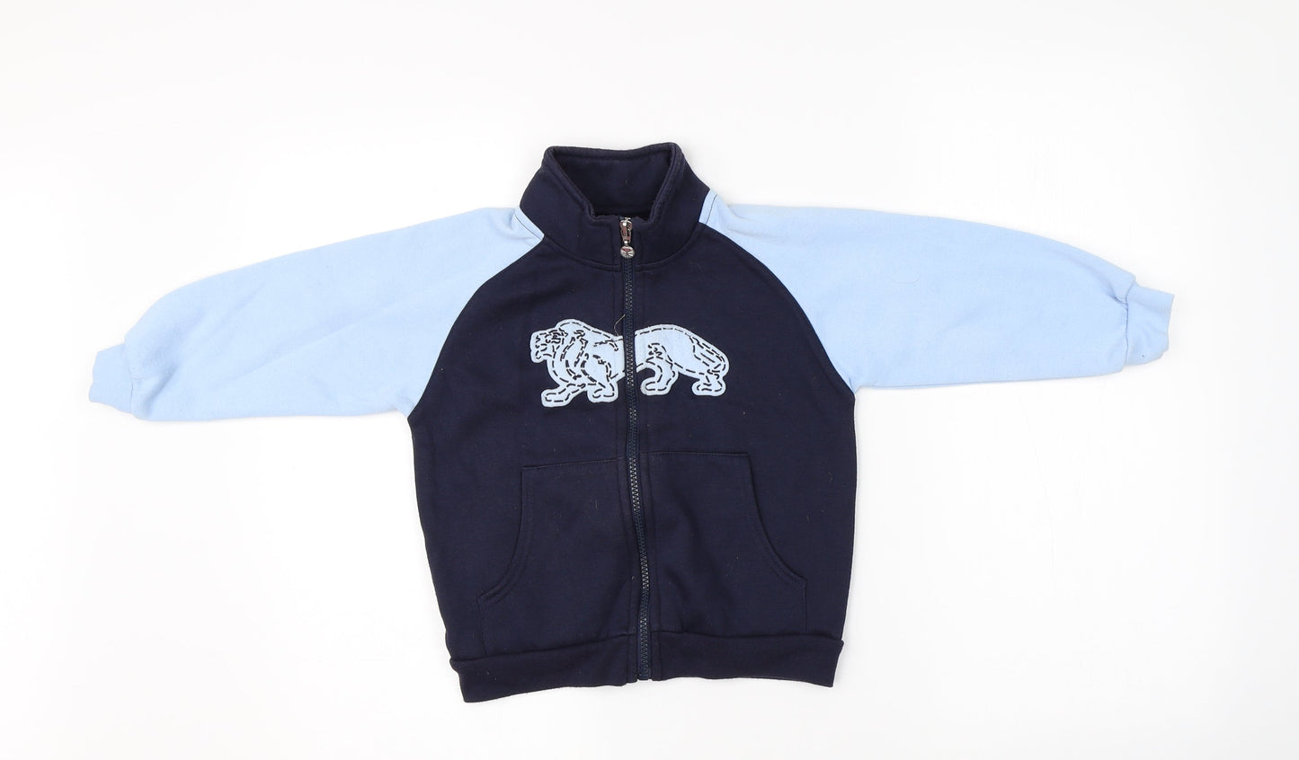 Lonsdale Boys Blue   Full Zip Jumper Size 2-3 Years