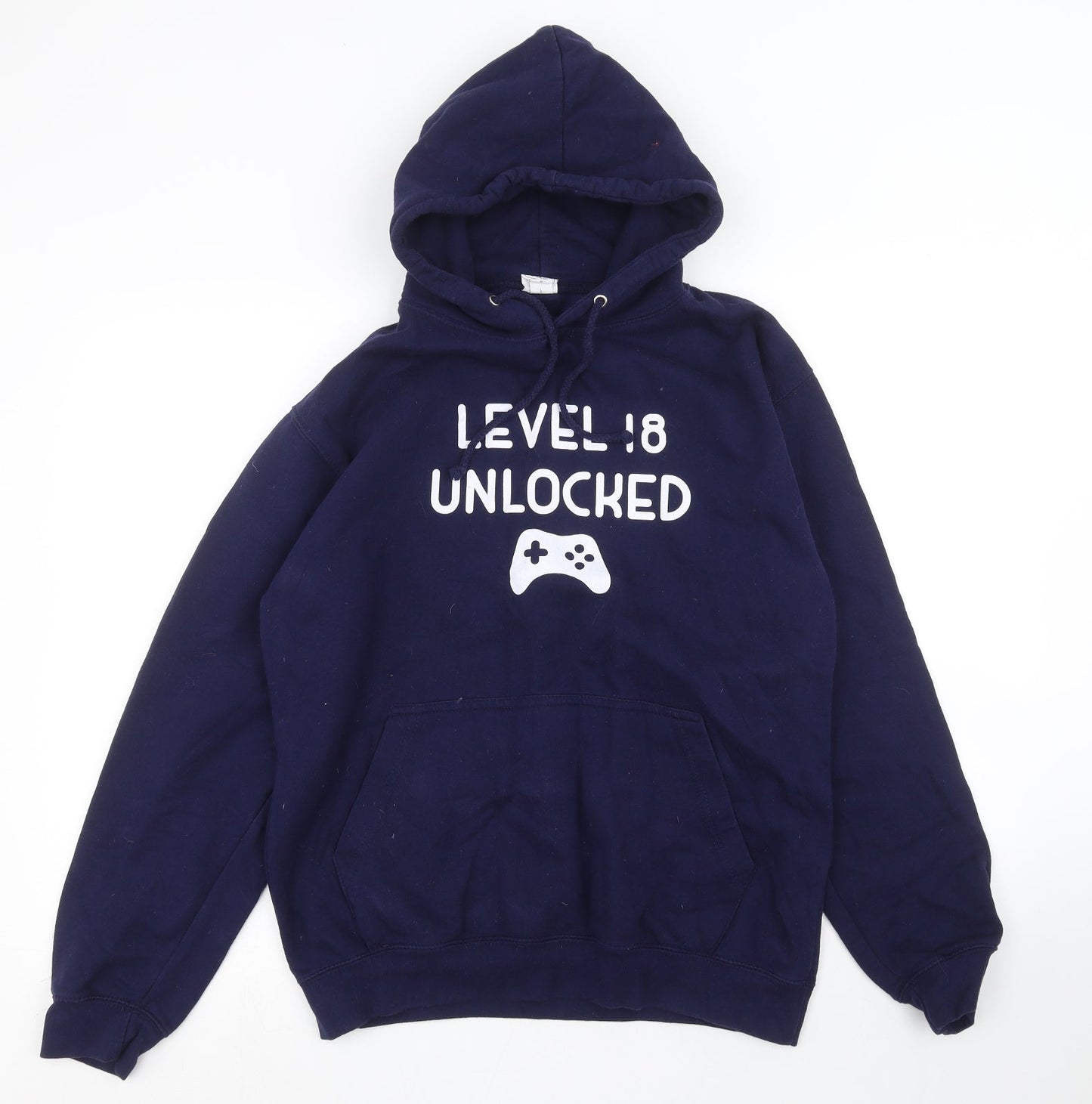 All We Do is Mens Blue   Pullover Hoodie Size M