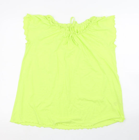 Peacocks Womens Green   Basic Blouse Size 16