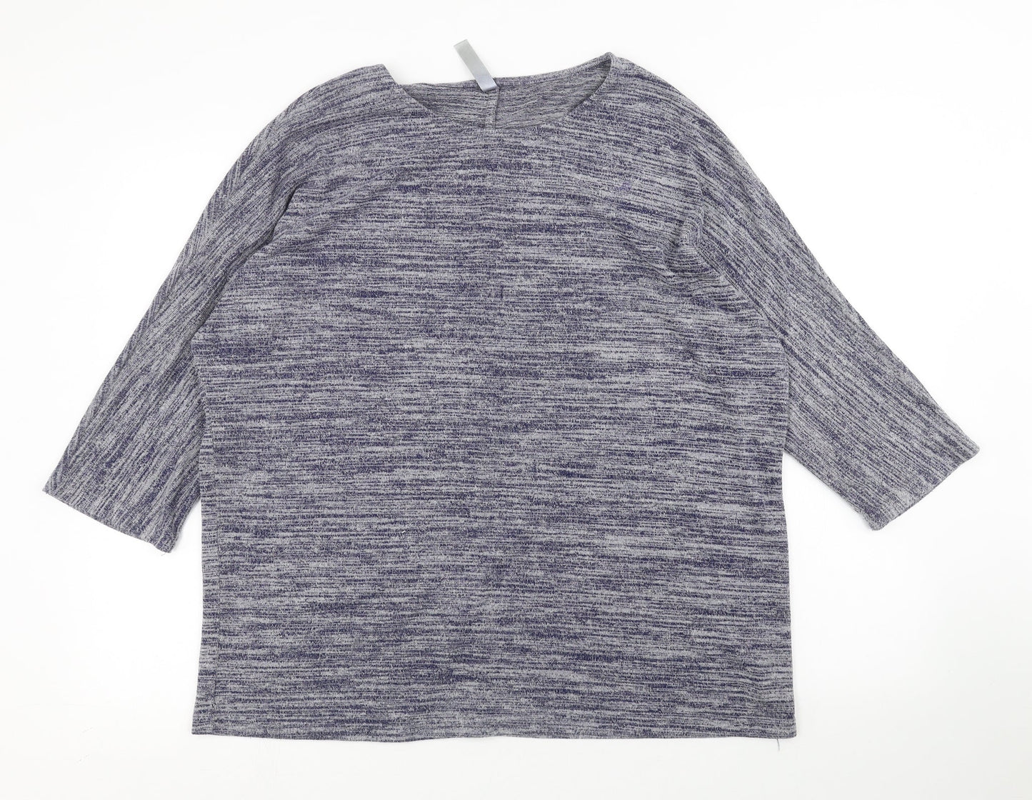 Preworn Womens Blue   Basic Blouse Size XL